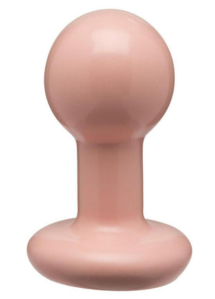 Round Butt Plug - Flesh - Small - 3 Inch