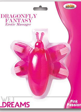 The Erotic Water Garden Collection Dragonfly Fantasy Erotic Massager - Pink