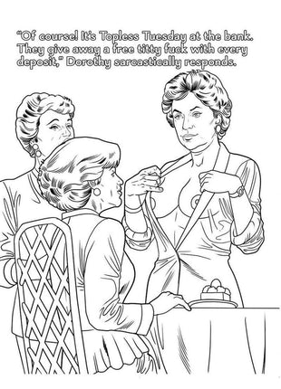 The Golden Gilfs Porn Parody Coloring Book
