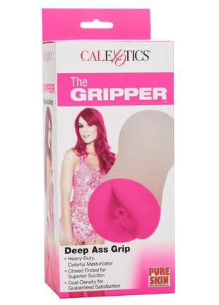 The Gripper Deep Ass Grip Masturbator - Ass - Frost/Pink