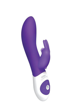 The Come Hither Rabbit Rechargeable Silicone G-Spot Vibrator - Purple