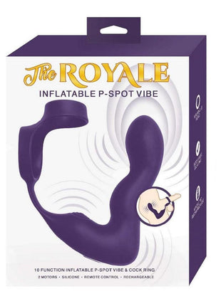 The Royal Inflatable Rechargeable P-Spot Prostate Stimulator - Purple