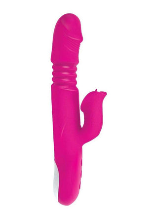 The Royal Passion Heat Rechargeable Silicone Warming Rabbit Vibrator - Pink