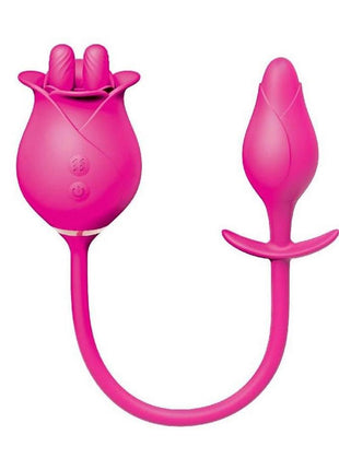The Royale Dual Massager Silicone Rechargeable Vibrator - Pink