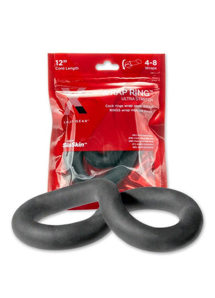 The Xplay Silicone Wrap Ring Ultra Stretch - Black - 12in