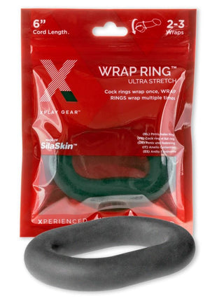 The Xplay Silicone Wrap Ring Ultra Stretch - Black - 6in