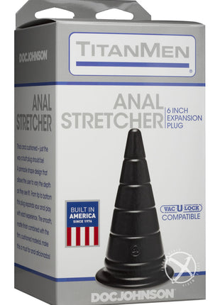Titanmen Anal Stretcher Expansion Anal Plug - Black