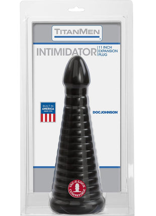 Titanmen Intimidator Expansion Anal Plug - Black - 11in