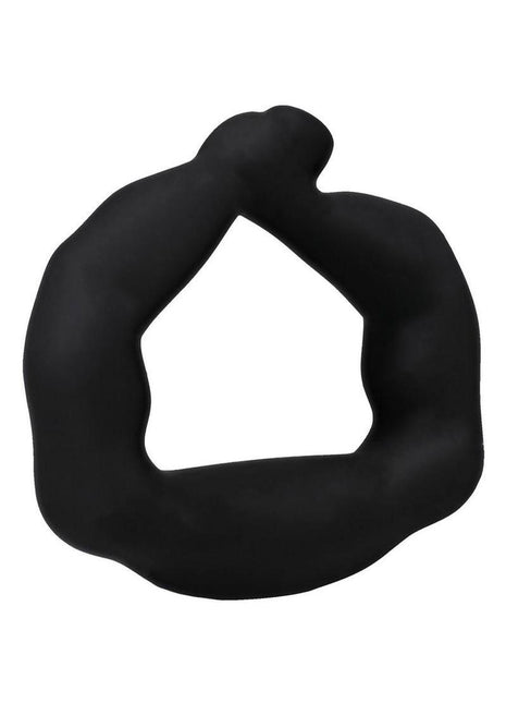 Titanmen Muscle Bound Cock Ring - Black - 32mm