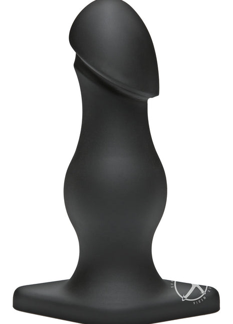 Titanmen The Rumpy Smooth Cushioned Anal Plug - Black