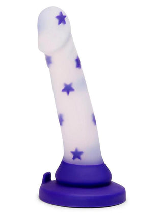 Together Starfloat Bliss Silicone Dildo - Clear/Purple - 6in