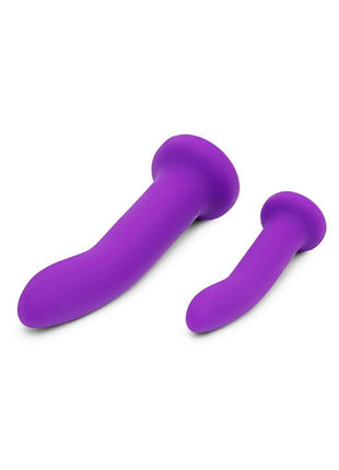 Together Toys Duo Silicone 5.5in, 7.75in Dildos and Harness