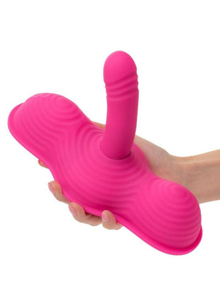 Triple Rider Remote Control Ecstasy Rumbler Rechargeable Silicone Vibrator