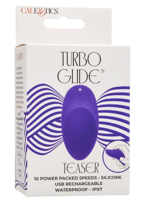 Turbo Glide Teaser Rechargeable Silicone Massager - Purple