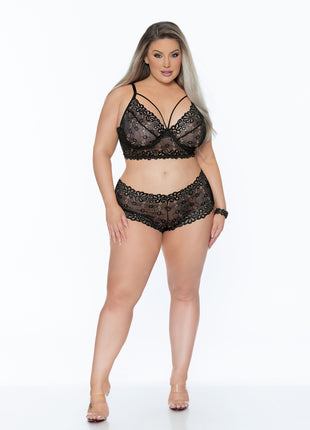 Plus Size Mix & Match Satin Bralette