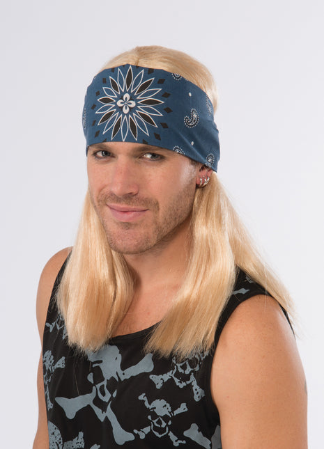 Rockstar Wig With Bandana