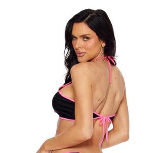Glow Halter Cutout Flower Top