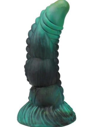 Vac-U-Lock Fantasy Fuckers Green Serpent Silicone Dildo - Green