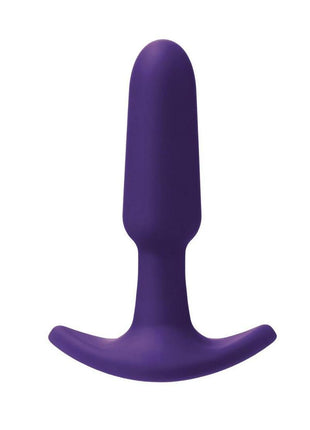 Vedo Bump Mini Rechargeable Silicone Butt Plug - Purple