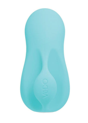 Vedo Luxi Silicone Rechargeable Clitoral Finger Vibrator - Aqua