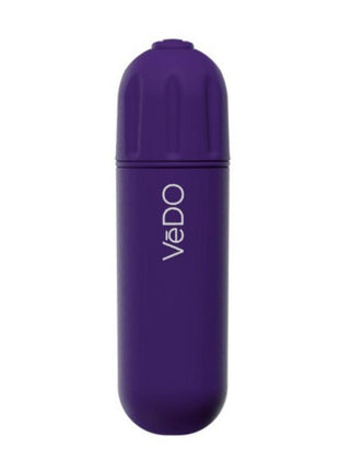 Vedo Nitro Rechargeable Silicone Bullet Vibrator - Purple - 3.25in