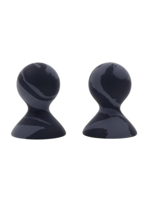Velvet Noir Silicone Nipple Suckers - Black