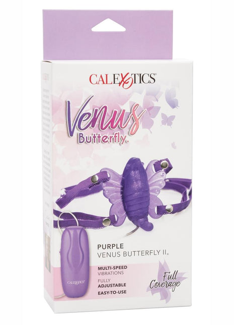 Venus Butterfly II Strap-On with Remote Control - Purple