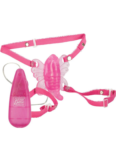 Venus Butterfly Original Strap-On with Remote Control - Pink