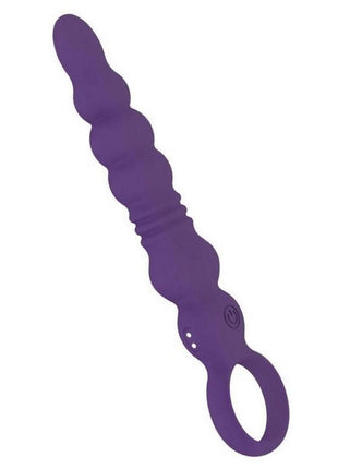 Vibrating Buttfuc Thrusting Rechargeable Silicone Anal Wand