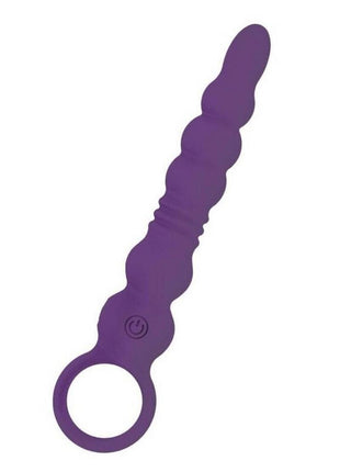 Vibrating Buttfuc Thrusting Rechargeable Silicone Anal Wand