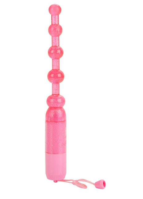 Vibrating Pleasure Beads Anal Beads - Pink