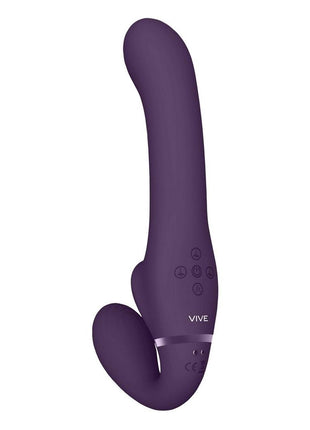 Vive Al Rechargeable Silicone Dual Motor Strapless Strap-On