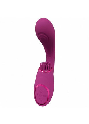 Vive Gen Rechargeable Silicone Triple Motor G-Spot Vibrator with Pulse Wave