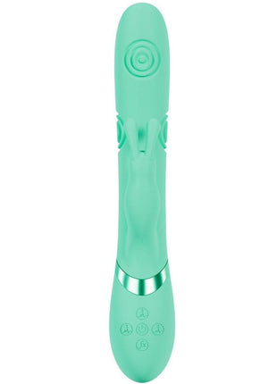 Vive Mimi 10 Function Silicone Rechargeable Triple Motor G-Spot Vibrating and Tapping Rabbit