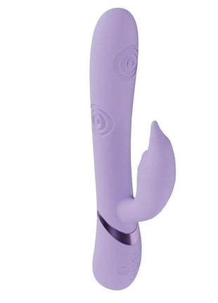 Vive Pallina Rechargeable Silicone Triple Motor G-Spot Vibrating and Tapping Beads Clit Stimulator