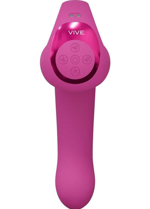 Vive Riko Rechargeable Silicone Triple Motor Thumper with Finger Motion Vibrator
