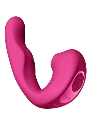 Vive Zaki Air Wave Pulse Wave and G-Spot Rechargeable Silicone Vibrator