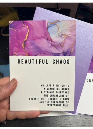 Warm Human Beautiful Chaos Greeting Card