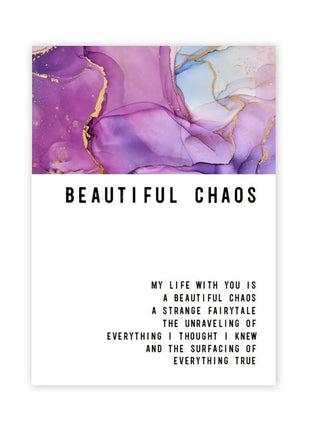 Warm Human Beautiful Chaos Greeting Card