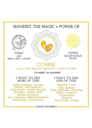 Warm Human Citrine