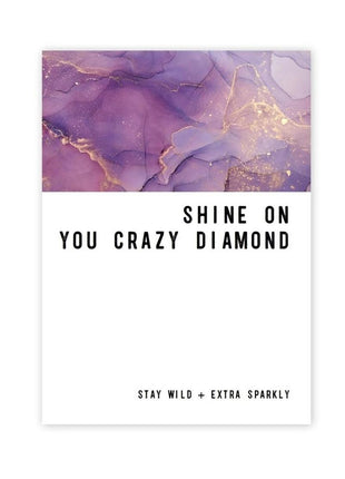 Warm Human Crazy Diamond Greeting Card