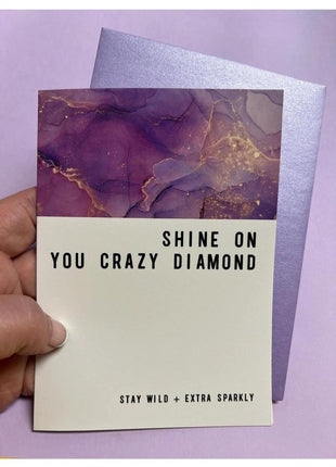 Warm Human Crazy Diamond Greeting Card