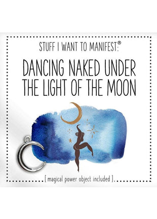 Warm Human Dancing Naked Under The Light Of The Moon