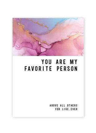 Warm Human Favorite Person Greeting Card