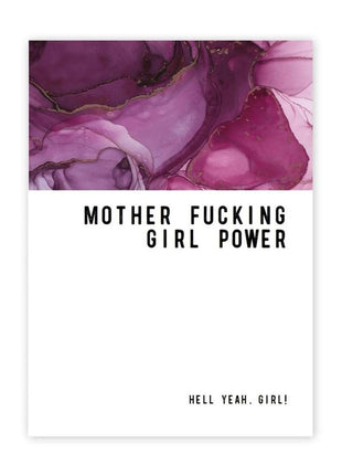 Warm Human Girl Power Greeting Card