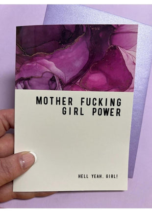 Warm Human Girl Power Greeting Card