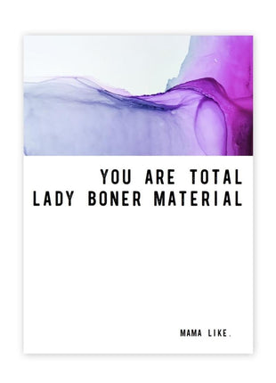 Warm Human Lady Boner Greeting Card