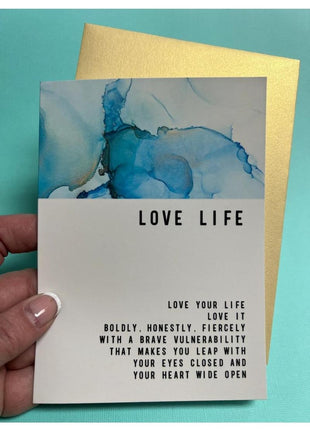 Warm Human Love Life Greeting Card