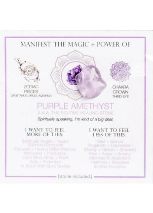 Warm Human Purple Amethyst