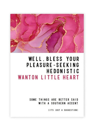 Warm Human Wanton Heart Greeting Card